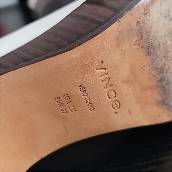 Vince Elegant White Leather Ankle Boots - Picture 3 of 12